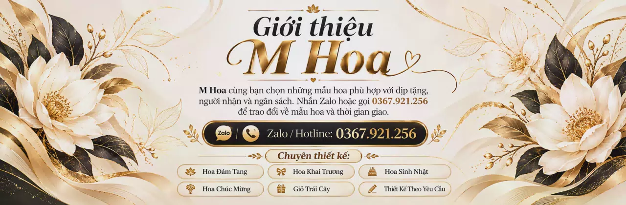 Ảnh bìa Shop hoa tươi Phường Thới Hoà Hồ Chí Minh - Trao hoa đẹp, gửi điều thân thương